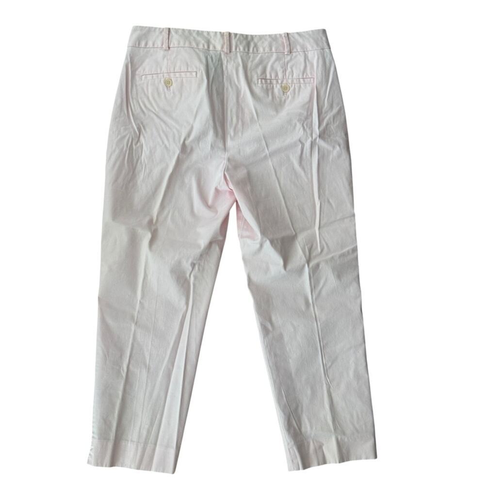 Talbots Signature Pink Cropped Ankle Pants Size 12 - Picture 5 of 5